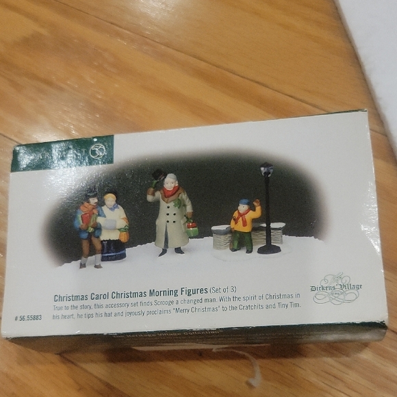 Department 56 Vintage Christmas Carol Christmas Morning Figures - Picture 2 of 16